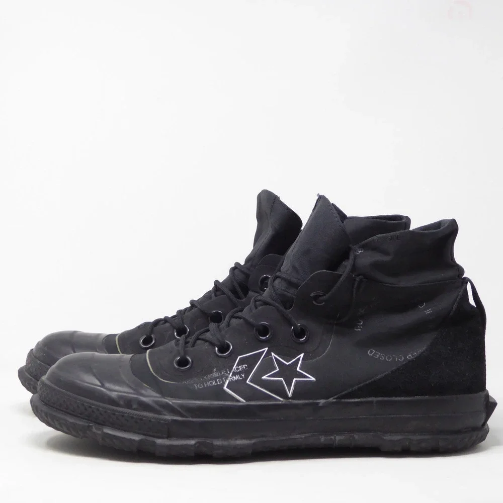 Converse Mens MC18 Fastbreak High Top Black Gore-Tex Waterproof Sneakers 11.5